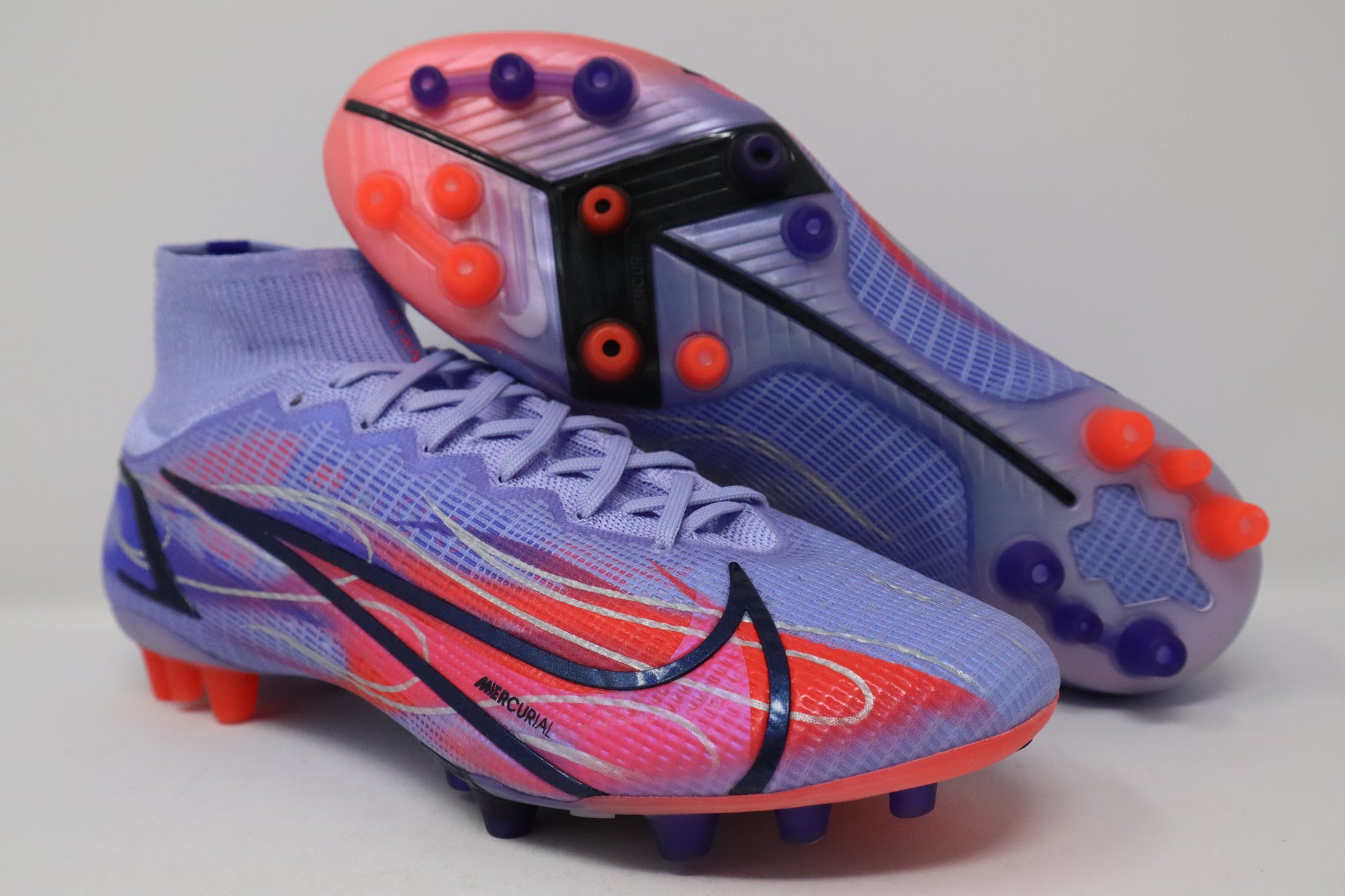 Nike Superfly 8 Elite KM AG-PRO (Light Thistle/Metallic Silver
