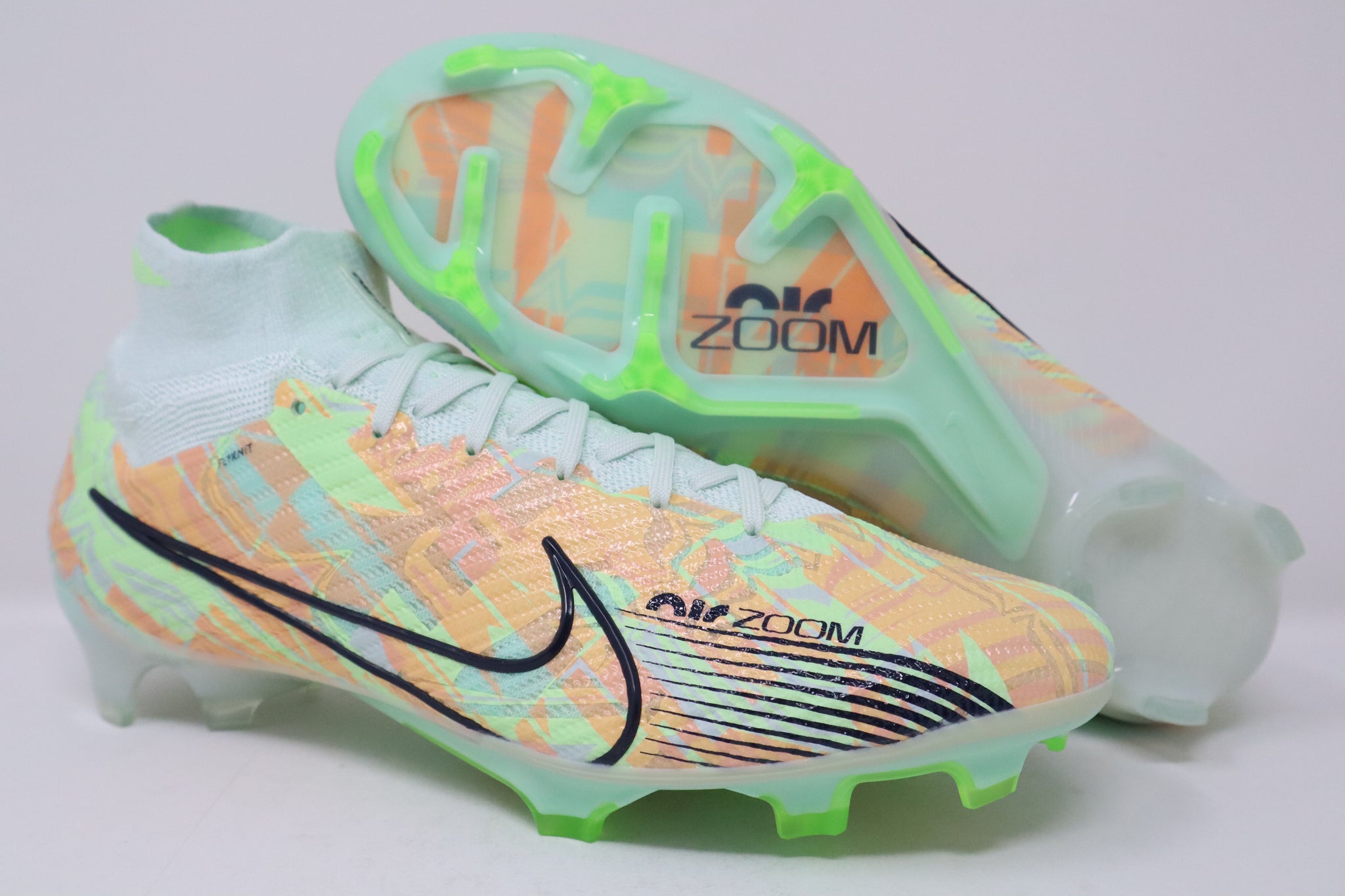 シューズ NIKE Zoom Superfly 9 Elite FG Nike Zoom Superfly 9 Elite FG (Barely Green/Blackened Blue) Pre