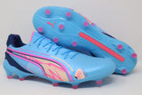 Puma Ultra Ultimate FG/AG (Luminous Blue-Poison Pink) Pre-owned UNWORN