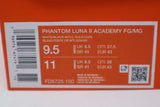 Nike Phantom Luma 2 Academy FG (White/Black-MTLC Gold Coin) Pre-owned UNWORN